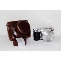 카메라숄더스트랩 어깨끈 DSLR 넥스트랩 rofessional 홀스터 가죽 케이스 nikon 1 j5 1j5 10-30mm, 커피