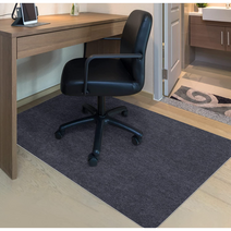 PIKAPIKA 공부방 의자매트 체어매트 120cmx90cm 긁힘방지 소음감소 바닥보호 카페트, 브라운