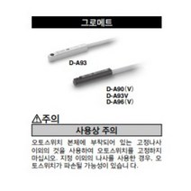 한국SMC 유접점오토스위치 D-A93L (리드선 3M), 1개