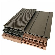 합성 데크 목재 합판 원목 방부목원피스 1m * 14.6cm 2.4cm 아웃 도어 플라스틱 목재 바닥 친환경 복합 데, 03 C_01 Length 1m