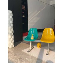 버스정류장 의자 인테리어 플라스틱 벤치 카페 소품, 3인