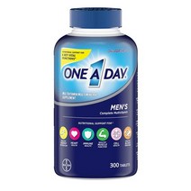 베이어 남성용 종합비타민 원어데이 300정 (타블렛) Bayer One A Day Mens Health formula 300cts, 1개