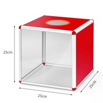 추첨기 제비뽑기 게임 복불복 랜덤 추억의 커플 술게임상자 연례 회의, 25cm단면투명