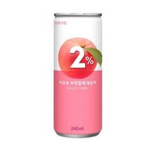 칠성 갈증해소 아미노산 2%부족할때 복숭아 캔 스포츠음료 이온음료 240ML 30개, 25세트