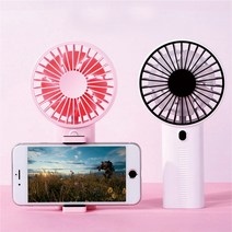 스마트폰홀더 휴대용선풍기, 색상:블랙