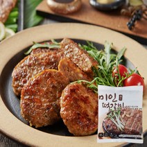 국내산 한우 한돈 미인 떡갈비 140g 10개 20장 / 2장씩 위생 소포장, 국내산 한우 한돈 미인 떡갈비 1
