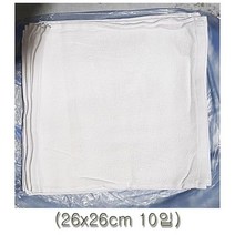 [에이치플러스몰] 송월 행주 26x26cm 10입 면물수건, 상세 설명 참조, 1