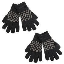 리빙준 남성체크 털장갑