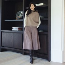 [최초가69 000원]셀렙샵 에디션 21FW 울 블렌디드 체크 큐롯팬츠