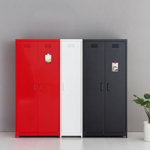 마켓비 MKB 철제 캐비넷 / 사무실 철재 수납장 원룸인테리어 옷장시리즈, MKB 캐비넷 긴세로 1문 수납장 화이트