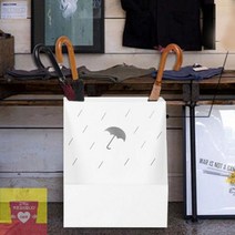 철제우산꽂이 대용량 업소용 카페 학원 인테리어 우산보관함, 화이트