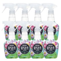 샤프란 꽃담초 섬유 탈취제 연꽃향 1+1, 400ml, 4개