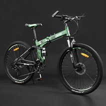 Jeep 지프 접이식 산악자전거 MTB 24인치 26인치, 27단, 블랙