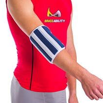 BraceAbility 팔꿈치 안정기 보조기 염증 부상 골절 팔뚝 터널 및 척골 신경 통증대형을 치료하기 위해 밤에 수면을 위한 고정 장치 부목 팔 교정기, 대형(1팩), 1개