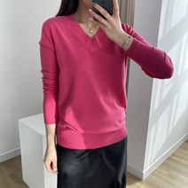 여자 데일리 엘브이 베이직 봄 니트 티셔츠 15color