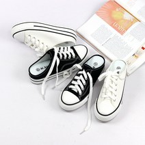 오케이슈 통굽 캔버스 키높이 뮬 스니커즈 블로퍼 5.5cm