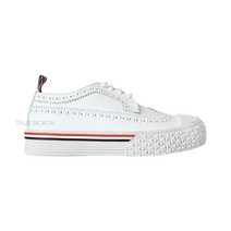 톰브라운 [톰브라운] 22FW 여성 FFD123A 05584 100 삼선 컬리지에이트 롱윙 스니커즈 화이트