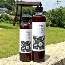 자연발효 무농약 개복숭아 효소 원액 효능 좋은 7년 숙성 액기스, 1000ml, 1개