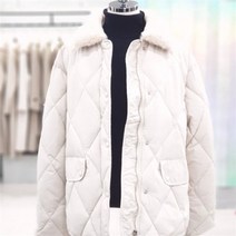 ab.f.z sh06 모던 캐주얼 퍼카라 패딩점퍼 DDIW4HU01A1