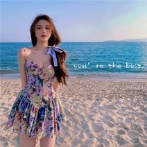 허리 짧은 치마 여성의 복고풍 꽃무늬 민소매 서스펜더 드레스 그물 레드 해변 드레스