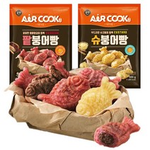 신세계푸드 올반 미니 붕어빵 팥+슈크림/냉동, 2개