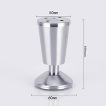 상다리부속 조정 가능한 스테인레스 스틸 가구 다리 캐비닛 발 소파 침대 지지대 높이 8 cm 10 12 15cm 브러시드 4PCs로트, [03] 100mm