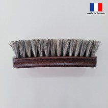 구두솔 흠집안나는 천연 말털브러시 프랑스 수입품, 블랙