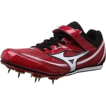 미즈노 육상 스파이크 시티우스윙 2 레드화이트블랙 24 cm 스포츠 신발 프로 운동화 데일리 경량
