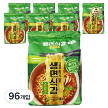 라이브잇 풀무원 생면식감 생라면 순한맛, 96개입