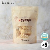 신궁전통한과 김규흔명인 달콤한 유과 백련초 120g x 5봉, 단품
