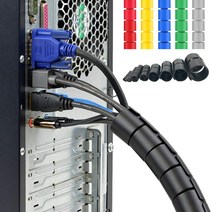 다산 전선정리 매직케이블 회색 16mm 1m, 1개