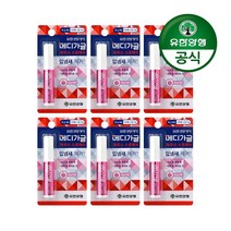 유한양행 덴탈케어 메디가글 스프레이 복숭아향, 6.5ml, 6개입