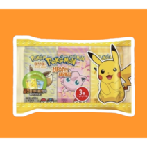 [품절임박] 포켓몬김3봉 렌티큘러칩 포켓몬성경김 바삭한재래김 4g 포켓몬빵
