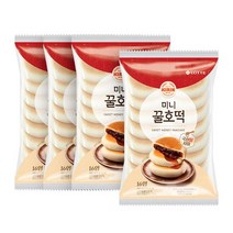 기린 미니꿀호떡 4봉 방학 초등학생 아이들 간식 유치원 사무실 롯데제과 가을 당충전, 23개