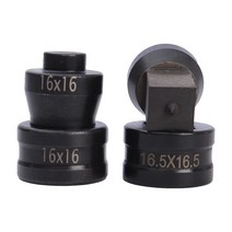 유압 펀칭기 압착 휴대용 1Pc 유압 펀칭 스퀘어 다이 CH-60 기계 강판/철 시트/구리 버스 바 구멍 펀처, 13 10x10mm