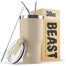 Greens Steel 비스트 30온스 진공 단열 스테인리스 텀블러 컵케이크 핑크, Stainless Steel