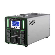 대용량 파워뱅크 220v 2000W 리튬 인산철 배터리 휴대용 차박 캠핑용 올인원, 2000W 120만mAh (1.8kWh)