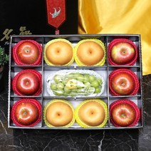 소소잡화 명품 혼합 과일선물세트 프리미엄 2호(사과6+배4+샤인머스켓1)-도매토피아