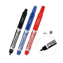 모리스 퀵마카 퍼머넌트 유성매직 MRP105 검정 1자루, 5개