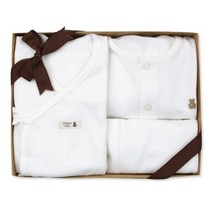 오가닉맘 오가닉맘 출산선물 화이트싱글내의+배내저고리 2종세트(MGRL9B01_02)