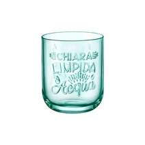 보르미올리 그라피카 아쿠아 유리컵 395ml 1P, 그린