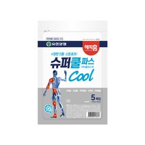 유한양행 [본사직영] 해피홈 슈퍼쿨파스 카타플라스마 5매, 1개