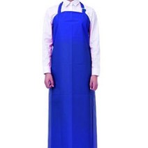 단체급식소 방수앞치마 코팅 식품공장 생산 단면 파랑