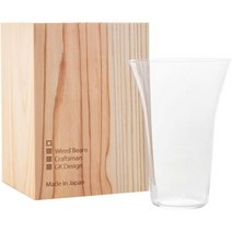 텀블러 물컵 Wired Beans 와이어드 빈즈 평생을 곁들인 유리 240 우스 불어 글라스 360ml 국산 삼나무 박스들이, 투명한 (클리어)