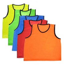 팀조끼 성인용 아동용 유아용 단체 마킹가능 축구조끼, 오렌지