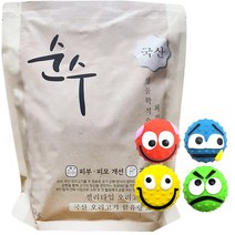 순수 오리고기 사료 1kg(200gX5개) 진짜잘먹는사료 +쿠코토이 라텍스 왕눈이 1개