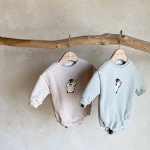 신생아 아기옷 바디슈트 베이비슈트 롬퍼 바디수트-펭귄슈트