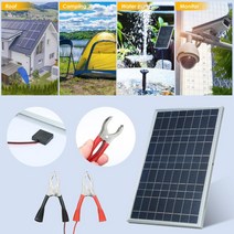 다결정질 태양 USB 600W500W 발전기 가정용 키트 12V 패널 전지 야외 충전식, 03=1PC100Acontroller