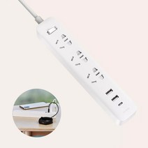 샤오미 20W 쾌속충전 멀티탭 최신형 3구 2USB 1C타입지원
