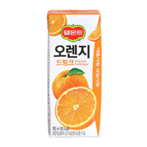 델몬트 드링크 오렌지, 190ml, 28개